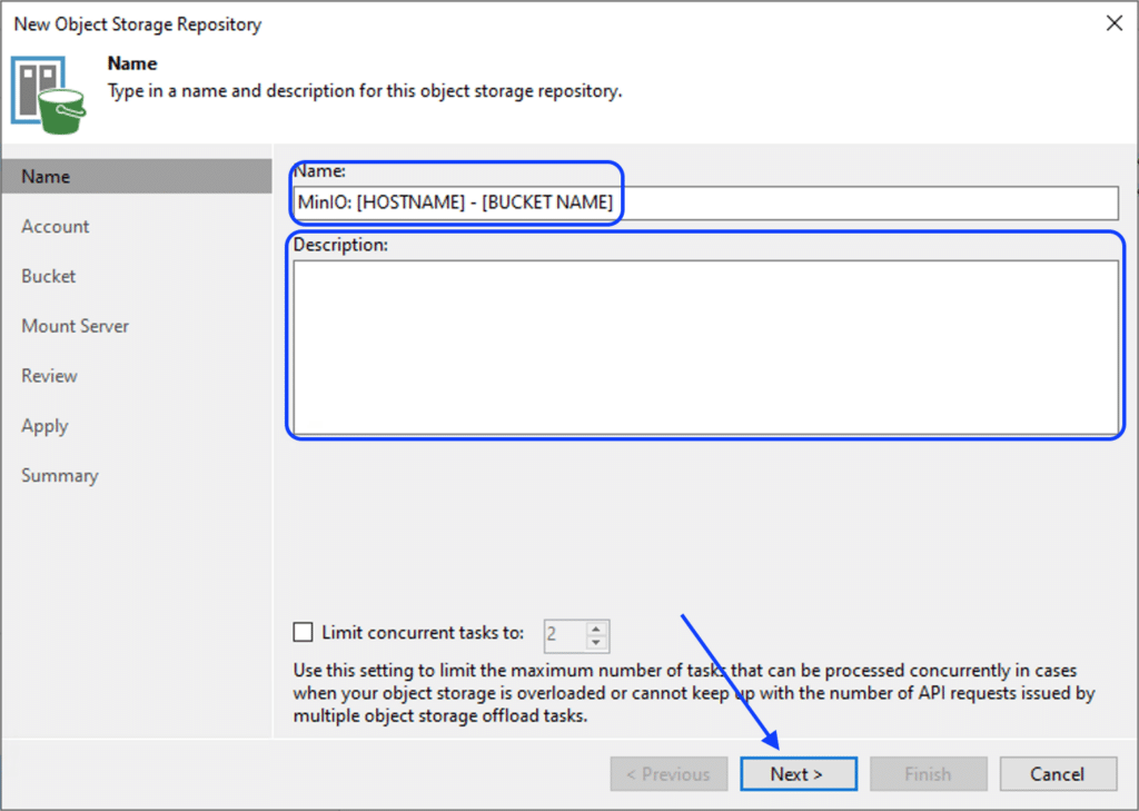 VBR Add Object Storage