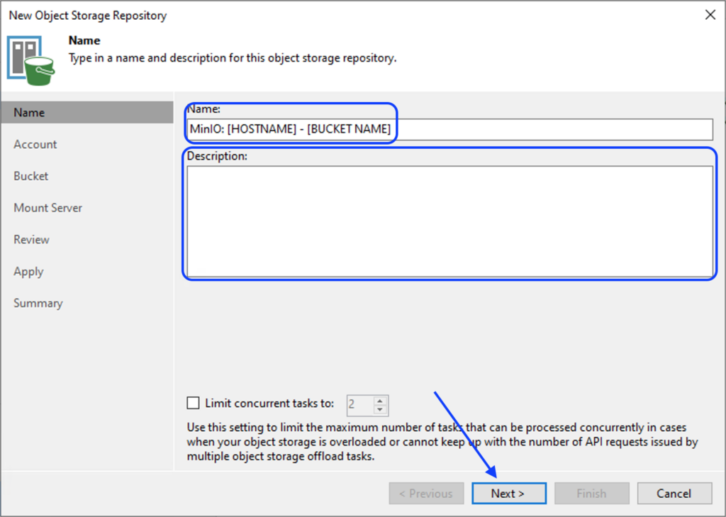 VBR Add Object Storage