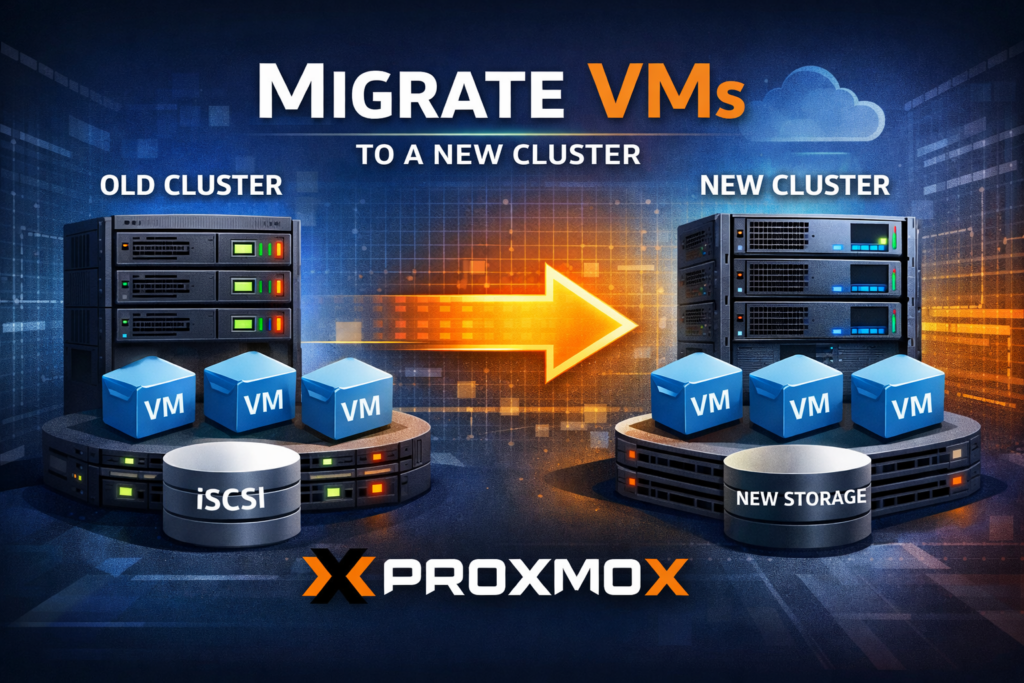 Proxmox: Migrating VMs to a New Cluster (with Minimal Downtime)